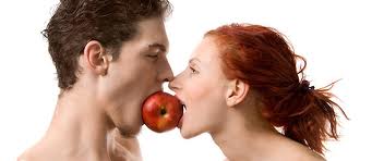 pareja manzana