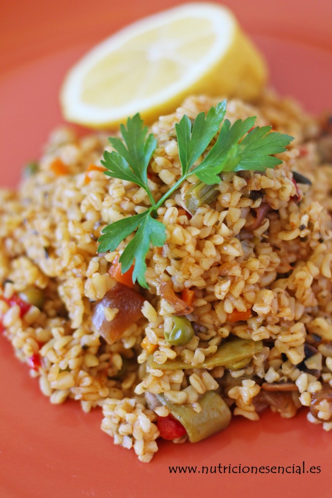 paella bulgur