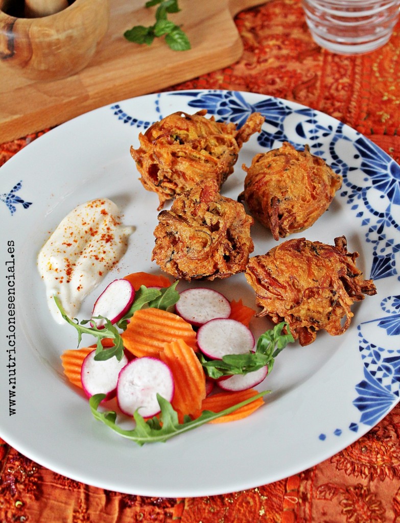 pakoras calabaza