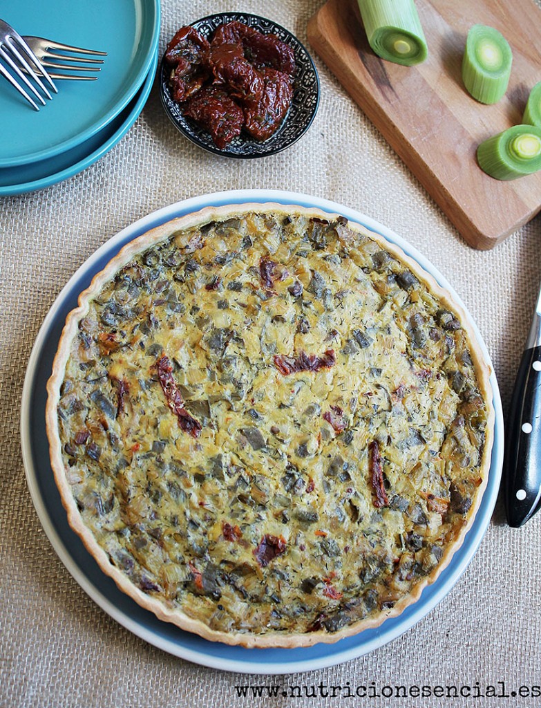 quiche de habitas y tomate seco ps