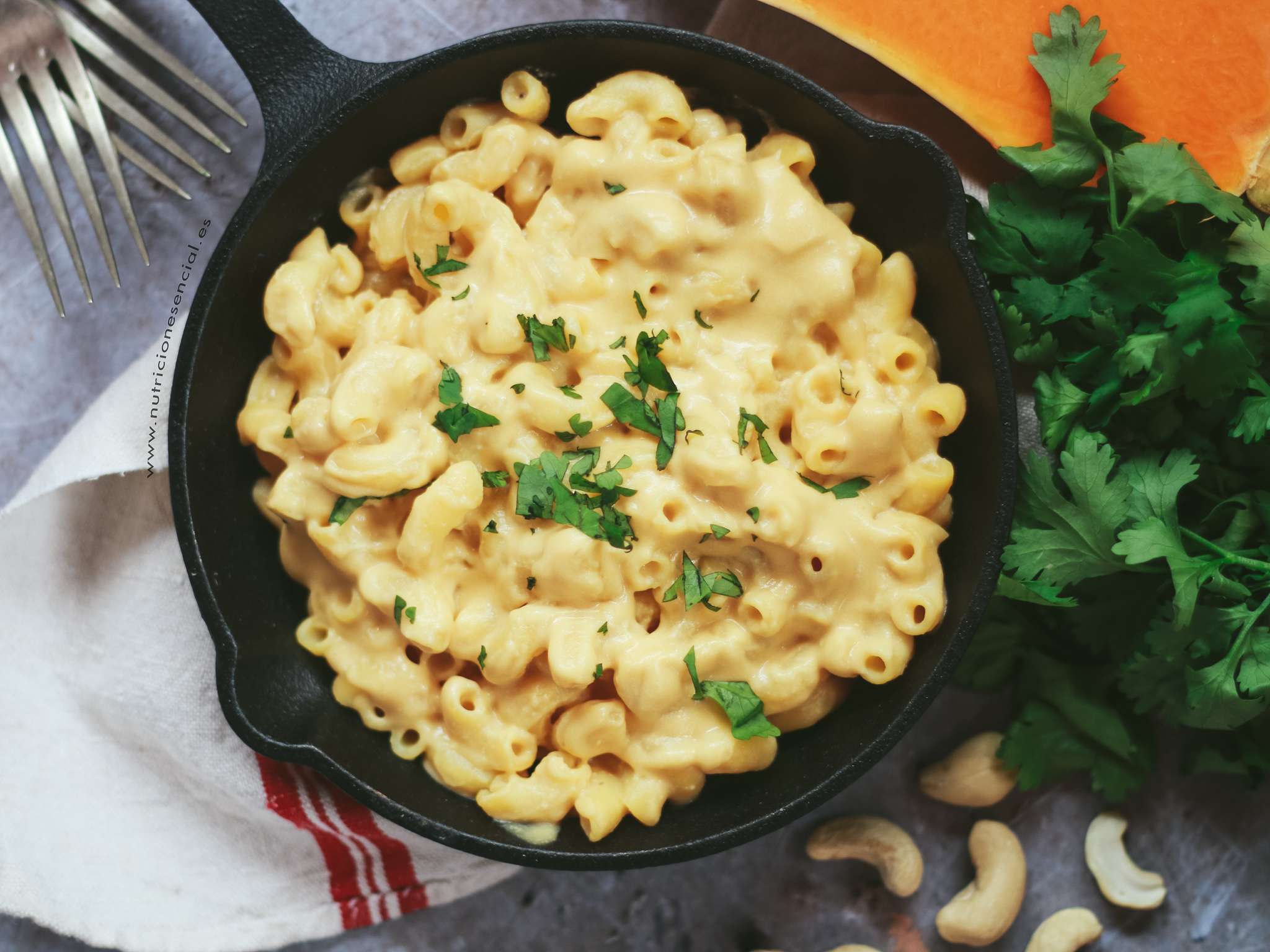 Mac and cheese vegano