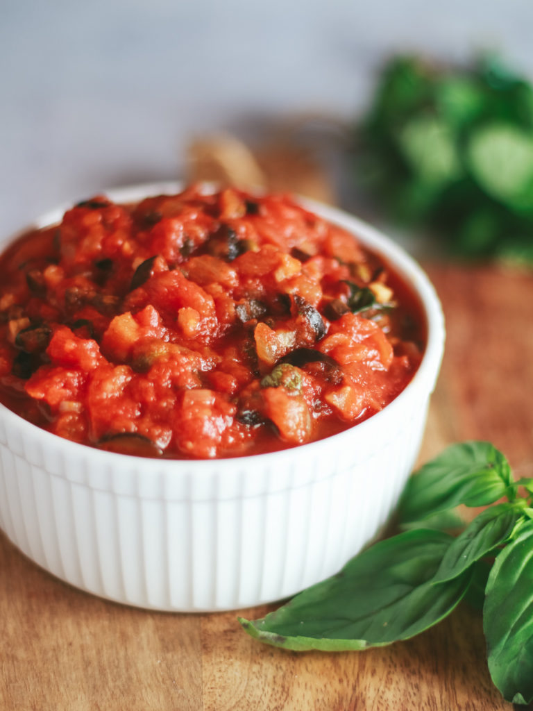 Salsa puttanesca para pasta