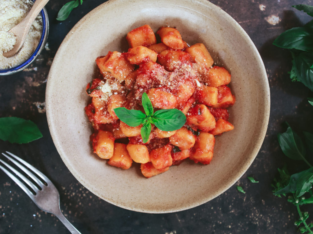 Ñoquis caseros de batata