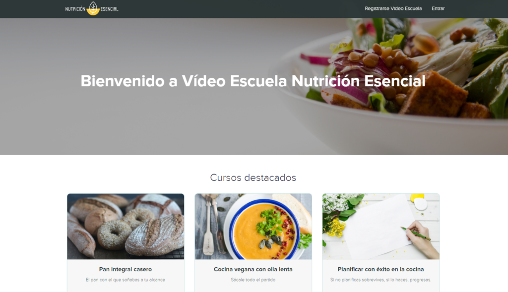 Escuela de cursos online de cocina