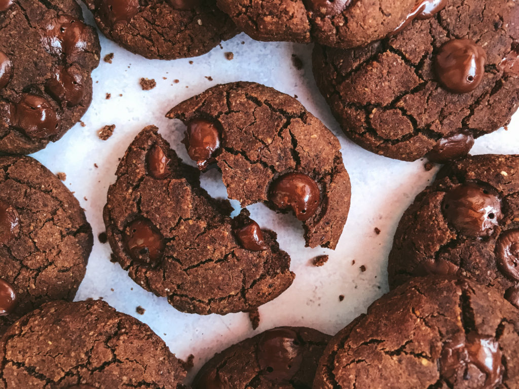 Galletas brownie de azukis