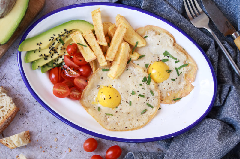 El mejor huevo frito vegano